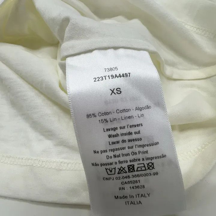 Dior Dior Vibe White Short Sleeve T-shirt 0079 Size XS / US 0-2 / IT 36-38 - 6 Thumbnail