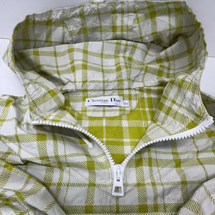 Dior Dior Plaid Half-Zip Pullover Jacket for Women 0079 Size XS / US 0-2 / IT 36-38 - 6 Thumbnail