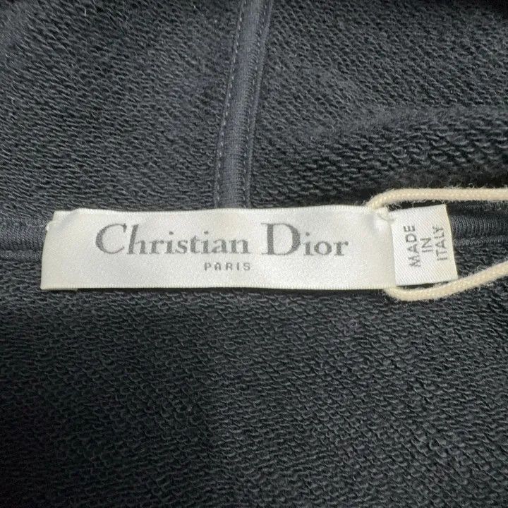 Dior Dior Vibe Black Logo Hoodie for Women 0079 Size XS / US 0-2 / IT 36-38 - 6 Thumbnail