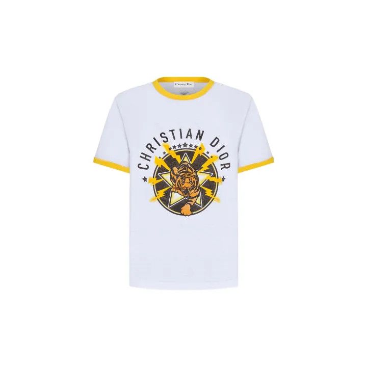 Dior Dior Tiger Print Short Sleeve T-Shirt 0079 Size XS / US 0-2 / IT 36-38 - 2 Thumbnail