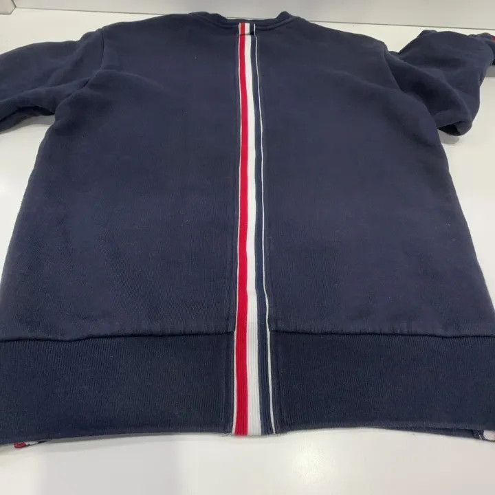 Thom Browne Thom Browne Women's Navy Blue Sweatshirt 0079 Size M / US 6-8 / IT 42-44 - 11 Thumbnail