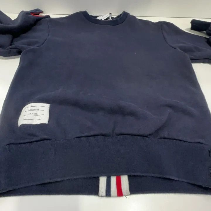 Thom Browne Thom Browne Women's Navy Blue Sweatshirt 0079 Size M / US 6-8 / IT 42-44 - 10 Thumbnail