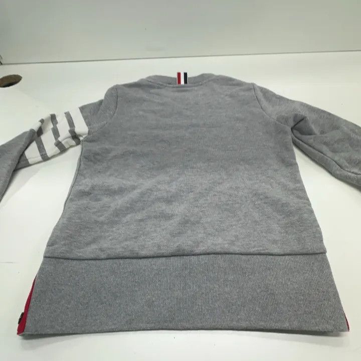 Thom Browne Thom Browne Grey Striped Sweatshirt for Women 0079 Size S / US 4 / IT 40 - 12 Thumbnail