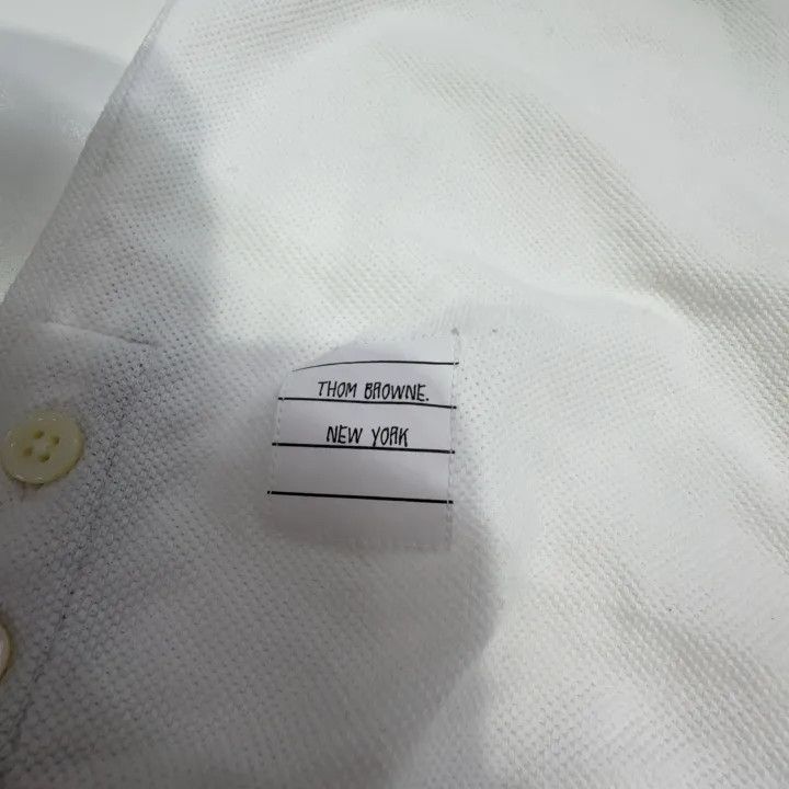 Thom Browne Thom Browne Short Sleeve T-Shirt with Stripes 0079 Size S / US 4 / IT 40 - 4 Thumbnail