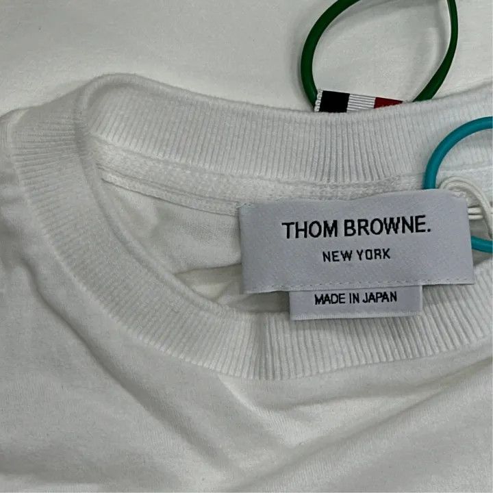 Thom Browne Thom Browne Plain White Casual T-Shirt for Women 0079 Size S / US 4 / IT 40 - 2 Thumbnail