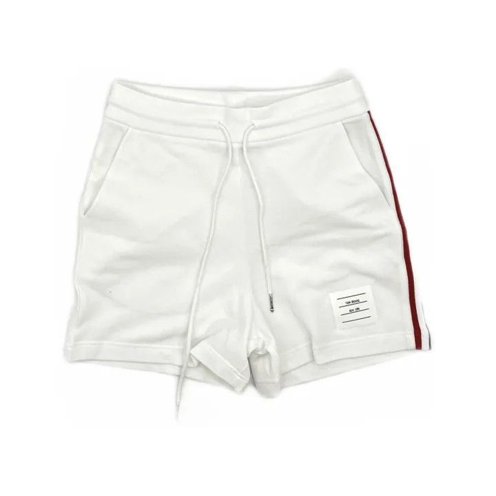 Thom Browne Thom Browne High-Waisted White Female Shorts 0079 Size 38" / US 16 / IT 52 - 2 Thumbnail
