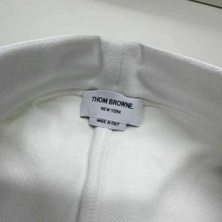 Thom Browne Thom Browne High-Waisted White Female Shorts 0079 Size 38" / US 16 / IT 52 - 4 Thumbnail