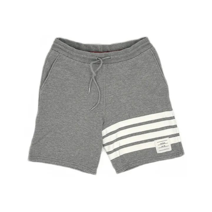 Thom Browne Thom Browne Gray Cotton Drawstring Shorts 0079 Size 42" / US 20 - 2 Thumbnail