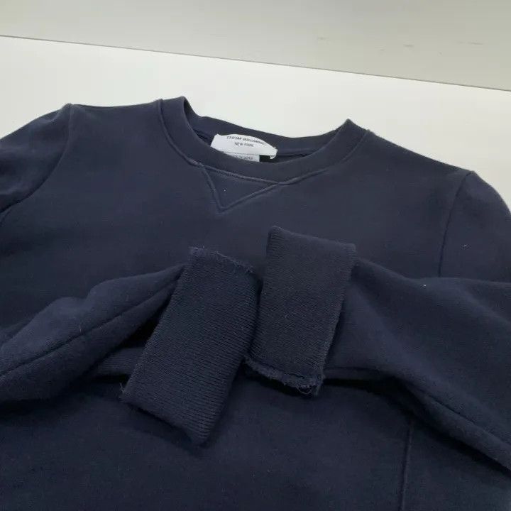 Thom Browne Thom Browne Classic Logo Pullover Sweatshirt For Women 0079 Size M / US 6-8 / IT 42-44 - 9 Thumbnail