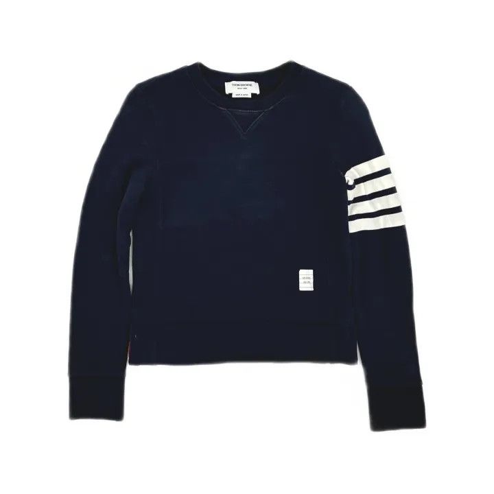 Thom Browne Thom Browne Classic Logo Pullover Sweatshirt For Women 0079 Size M / US 6-8 / IT 42-44 - 2 Thumbnail