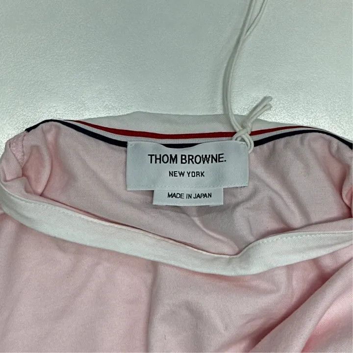 Thom Browne Thom Browne Pink Short Sleeve T-Shirt 0079 Size S / US 4 / IT 40 - 3 Thumbnail