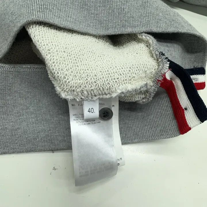 Thom Browne Thom Browne Gray Striped Pullover Sweatshirt for Women 0079 Size M / US 6-8 / IT 42-44 - 5 Thumbnail