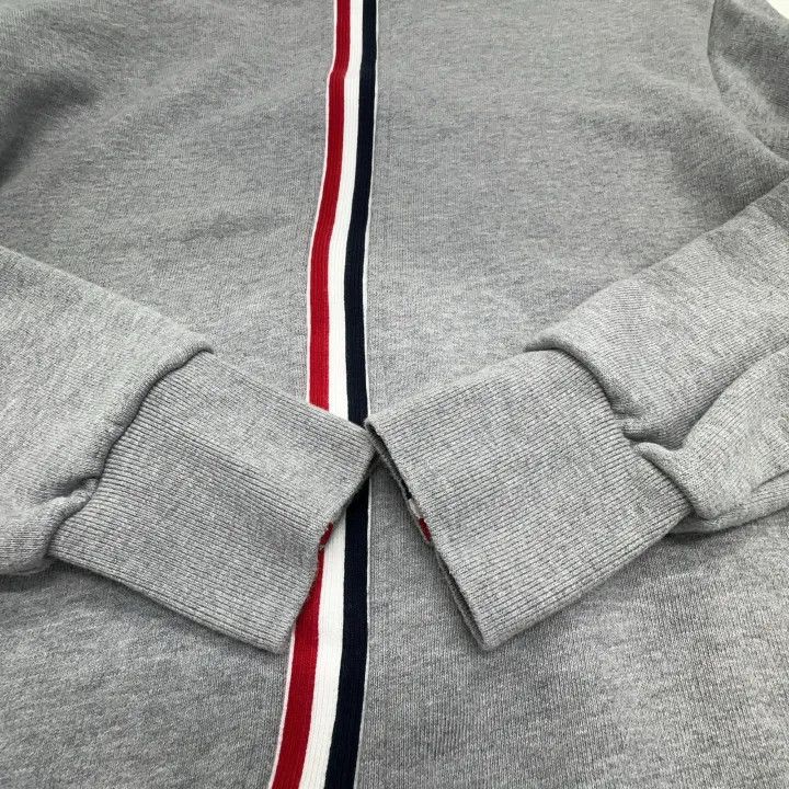 Thom Browne Thom Browne Gray Striped Pullover Sweatshirt for Women 0079 Size M / US 6-8 / IT 42-44 - 8 Thumbnail