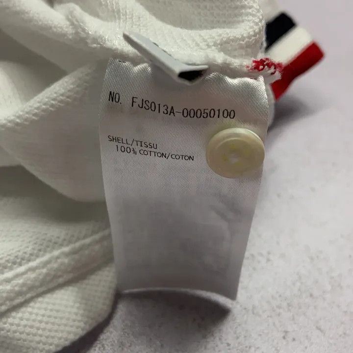 Thom Browne Thom Browne White Short Sleeve T-Shirt 0079 Size L / US 10 / IT 46 - 3 Thumbnail
