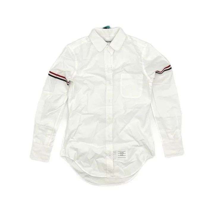 Thom Browne Thom Browne Classic Long Sleeve Shirt for Women 0079 Size M / US 6-8 / IT 42-44 - 2 Thumbnail