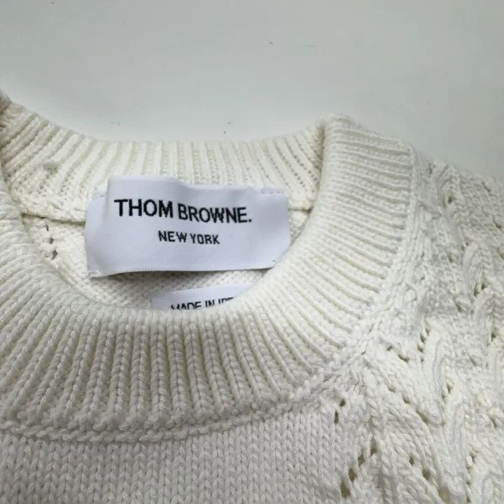 Thom Browne Thom Browne SS23 Striped Knit Pullover Sweater 0079 Size M / US 6-8 / IT 42-44 - 5 Thumbnail