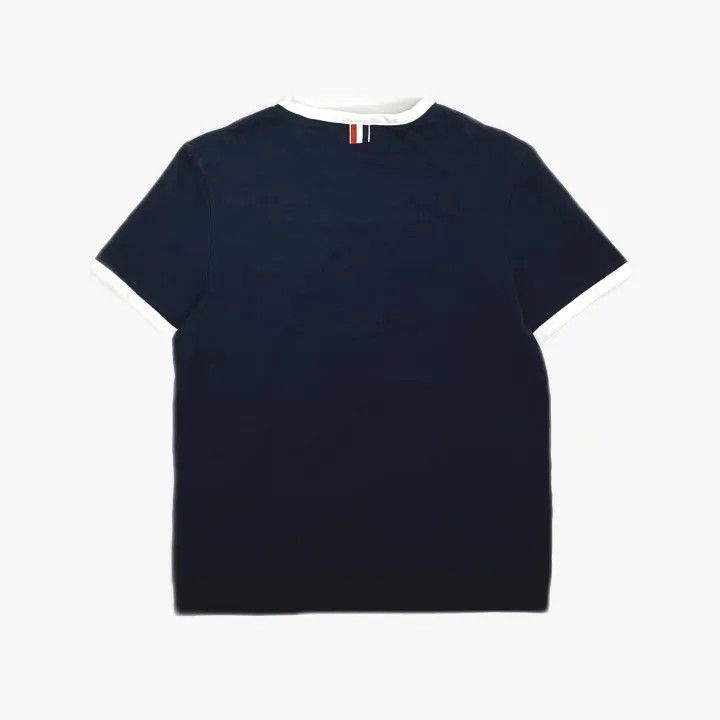 Thom Browne Thom Browne Asymmetric Hem Short Sleeve T-Shirt 0079 Size M / US 6-8 / IT 42-44 - 3 Thumbnail