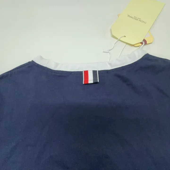 Thom Browne Thom Browne Asymmetric Hem Short Sleeve T-Shirt 0079 Size M / US 6-8 / IT 42-44 - 9 Thumbnail