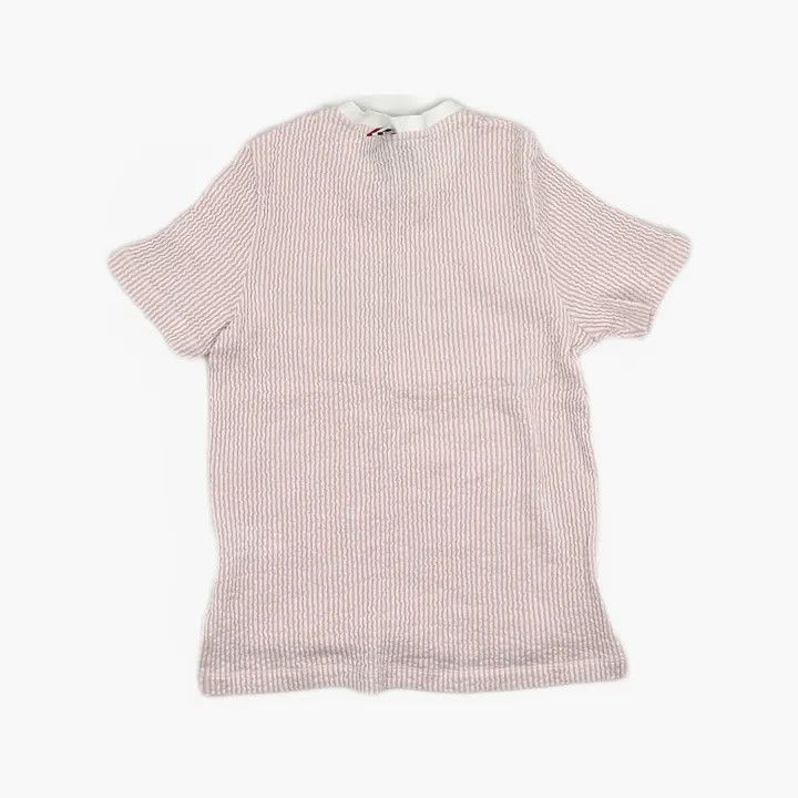 Thom Browne Thom Browne Striped Puff Sleeve T-shirt Light Pink 0079 Size L / US 10 / IT 46 - 3 Thumbnail