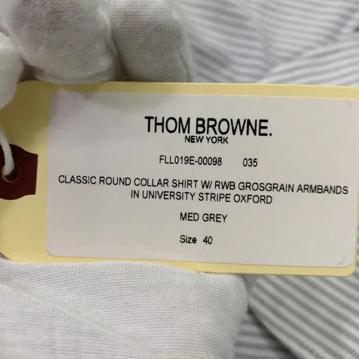 Thom Browne Thom Browne Striped Oxford Shirt for Women 0079 Size M / US 6-8 / IT 42-44 - 3 Thumbnail