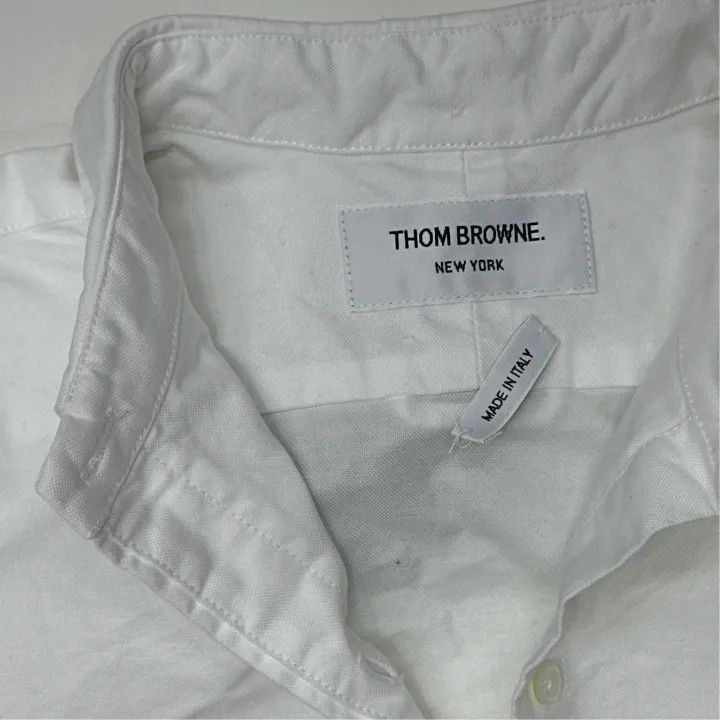 Thom Browne Thom Browne Classic Long Sleeve Shirt for Women 0079 Size M / US 6-8 / IT 42-44 - 2 Thumbnail
