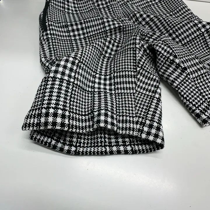 Thom Browne Thom Browne Black Check High-Waisted Shorts 0079 Size 42" / US 20 - 8 Thumbnail