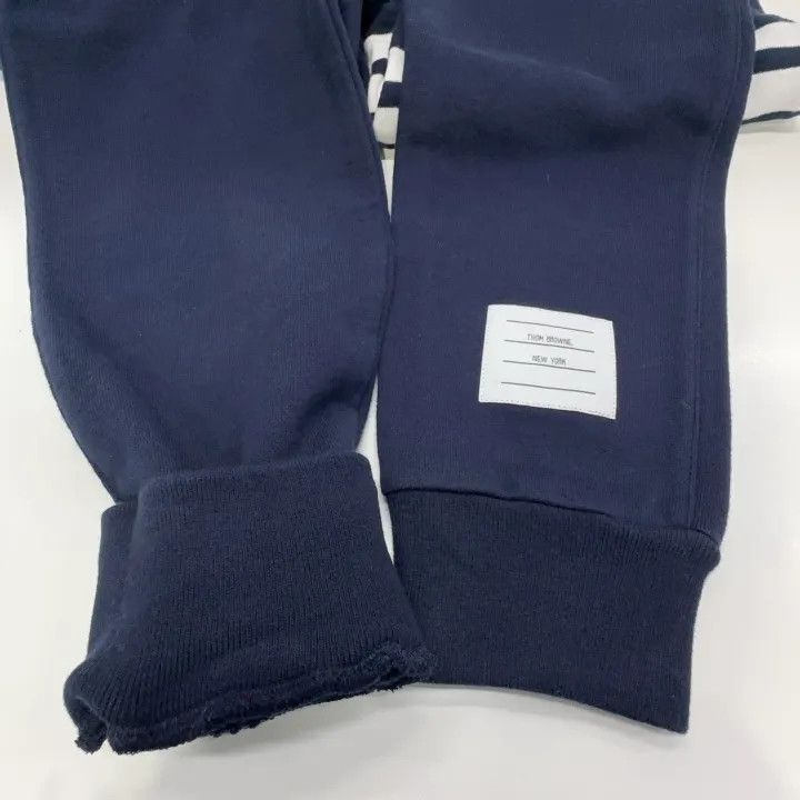 Thom Browne Thom Browne Classic Navy Sweatpants with Logo 0079 Size 40" / US 18 - 10 Thumbnail