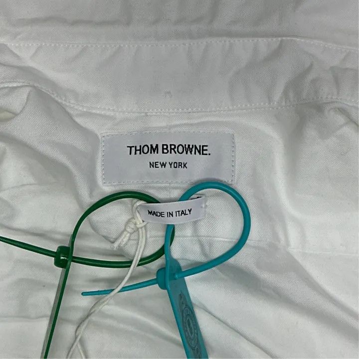 Thom Browne Thom Browne Classic White Arm Stripe Shirt 0079 Size M / US 6-8 / IT 42-44 - 2 Thumbnail