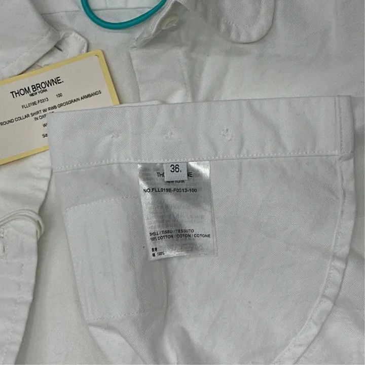 Thom Browne Thom Browne Classic Long Sleeve Shirt for Women 0079 Size S / US 4 / IT 40 - 4 Thumbnail