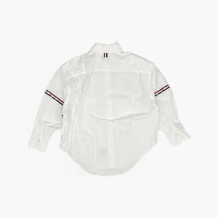 Thom Browne Thom Browne White RWB Stripe Long Sleeve Shirt 0079 Size M / US 6-8 / IT 42-44 - 3 Thumbnail
