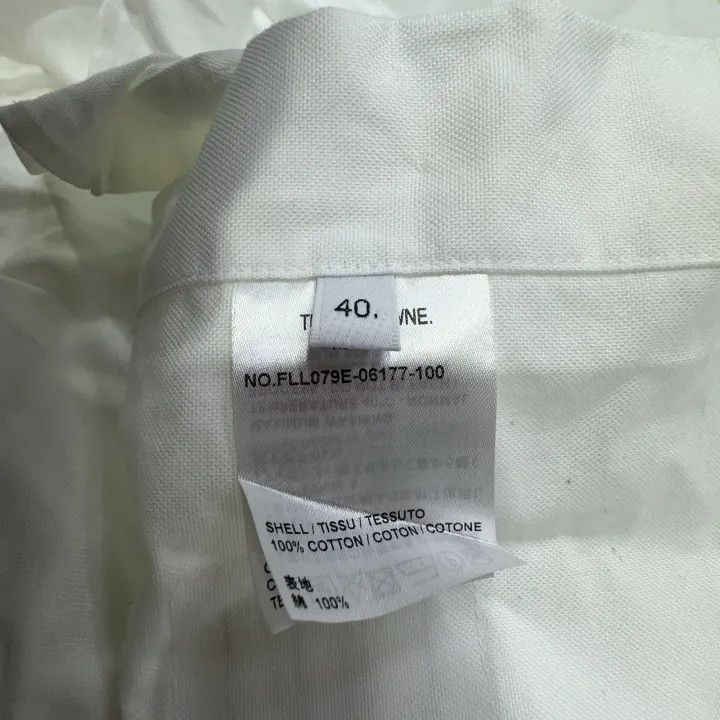 Thom Browne Thom Browne White RWB Stripe Long Sleeve Shirt 0079 Size M / US 6-8 / IT 42-44 - 5 Thumbnail