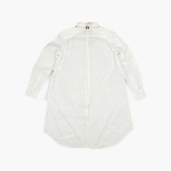 Thom Browne Thom Browne Long Sleeve White Shirt with Logo 0079 Size M / US 6-8 / IT 42-44 - 3 Thumbnail