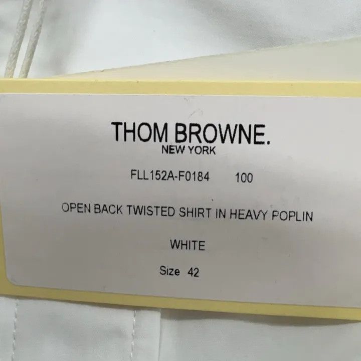 Thom Browne Thom Browne Women's Long Sleeve Button-Up Shirt 0079 Size L / US 10 / IT 46 - 4 Thumbnail