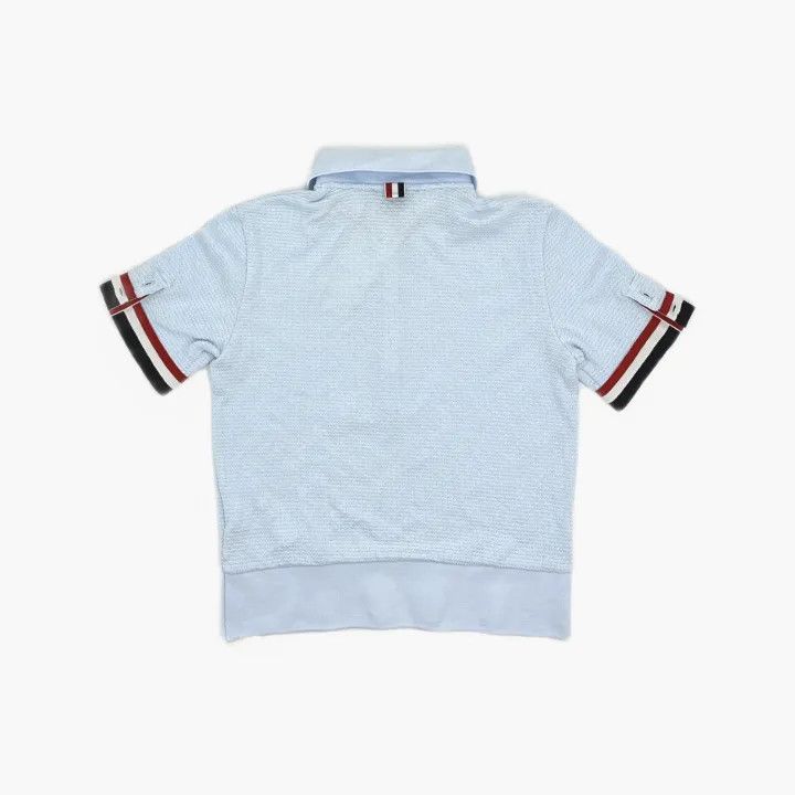Thom Browne Thom Browne Striped Short Sleeve Polo Shirt 0079 Size M / US 6-8 / IT 42-44 - 3 Thumbnail