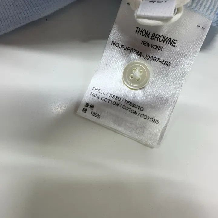 Thom Browne Thom Browne Striped Short Sleeve Polo Shirt 0079 Size M / US 6-8 / IT 42-44 - 5 Thumbnail
