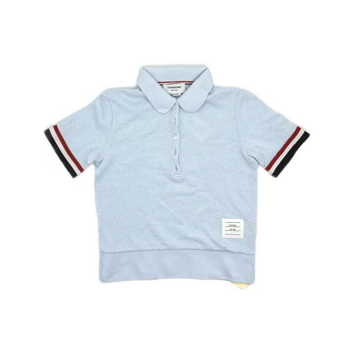 Thom Browne Thom Browne Striped Short Sleeve Polo Shirt 0079 Size M / US 6-8 / IT 42-44 - 2 Thumbnail