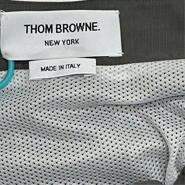 Thom Browne Thom Browne Gray Pleated Skirt with Stripes 0079 Size 42" / US 20 - 4 Thumbnail
