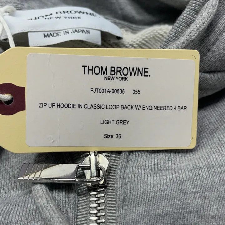 Thom Browne Thom Browne Long Sleeve Zip Hoodie for Women 0079 Size S / US 4 / IT 40 - 4 Thumbnail