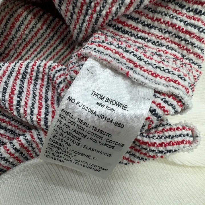 Thom Browne Thom Browne Short Sleeve Logo T-Shirt for Women 0079 Size L / US 10 / IT 46 - 3 Thumbnail