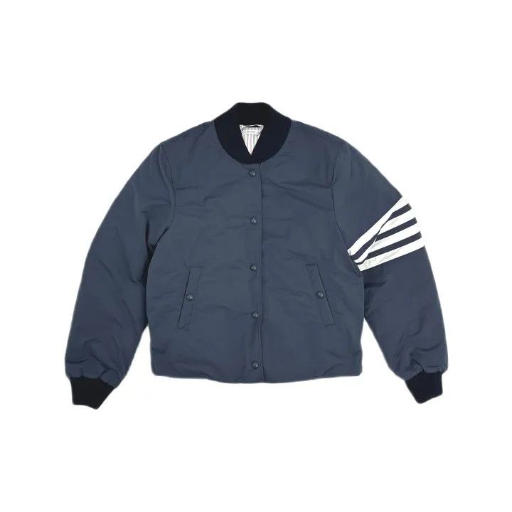 Thom Browne Thom Browne Classic Four-Stripes Down Jacket 0079 Size L / US 10 / IT 46 - 2 Thumbnail
