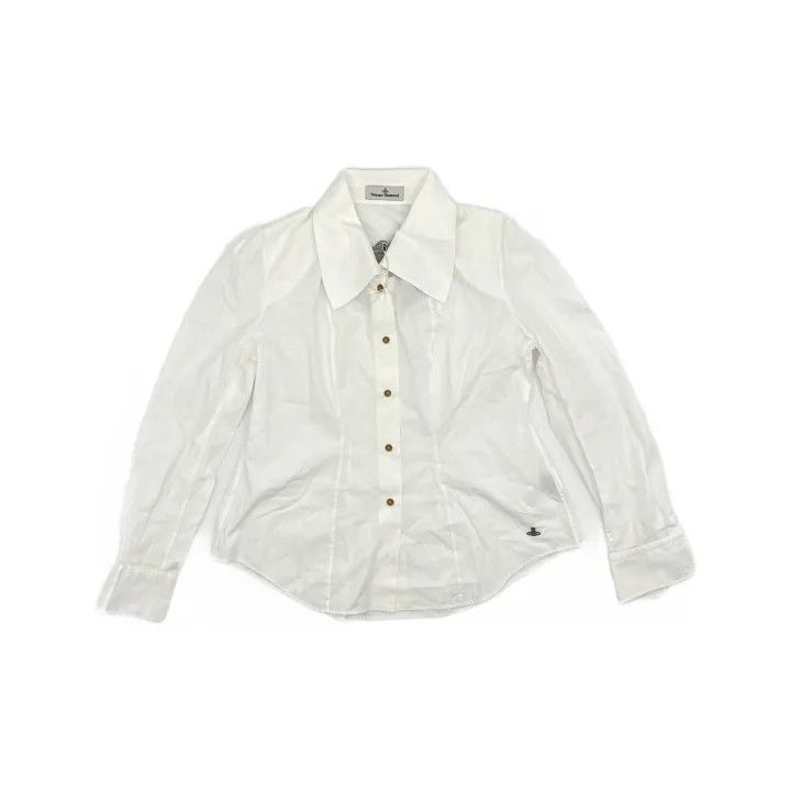 Vivienne Westwood Vivienne Westwood Long Sleeve White Shirt 0079 Size L / US 10 / IT 46 - 2 Thumbnail