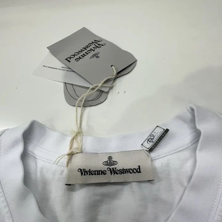 Vivienne Westwood Vivienne Westwood SS23 White Spray Print T-Shirt 0079 Size L / US 10 / IT 46 - 5 Thumbnail