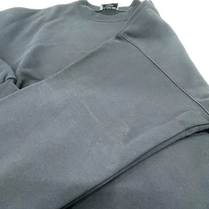 Balenciaga Balenciaga Black Logo Embroidered Sweatshirt 0079 Size S / US 4 / IT 40 - 10 Thumbnail
