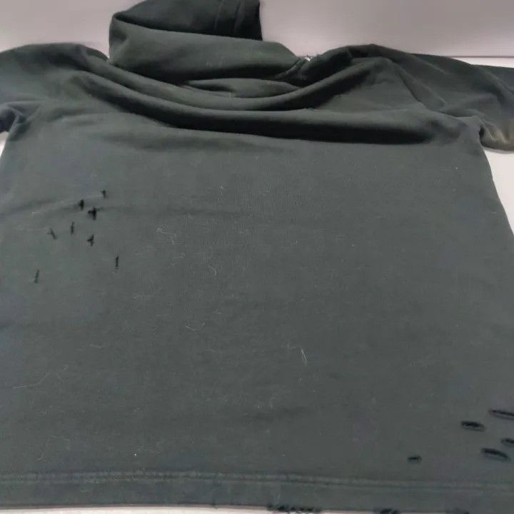 Balenciaga Balenciaga Hooded Long Sleeve Sweatshirt Black 0079 Size M / US 6-8 / IT 42-44 - 12 Thumbnail