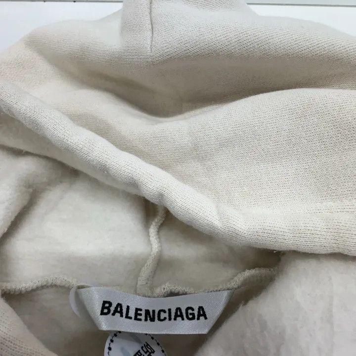Balenciaga Balenciaga Logo Hooded Sweatshirt for Women 0079 Size S / US 4 / IT 40 - 3 Thumbnail