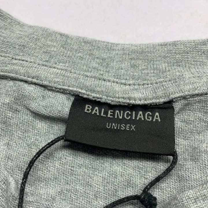 Balenciaga Balenciaga Logo Print Loose Fit T-Shirt 0079 Size XXS / US 00 / IT 34 - 4 Thumbnail