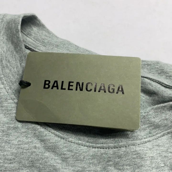 Balenciaga Balenciaga Logo Print Loose Fit T-Shirt 0079 Size XXS / US 00 / IT 34 - 6 Thumbnail