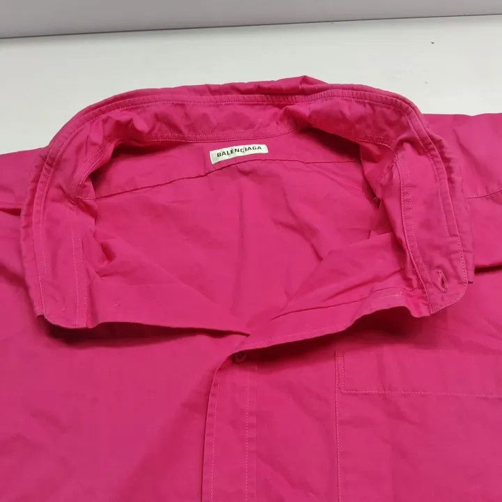 Balenciaga Balenciaga Pink Swing Shirt for Women 0079 Size S / US 4 / IT 40 - 7 Thumbnail