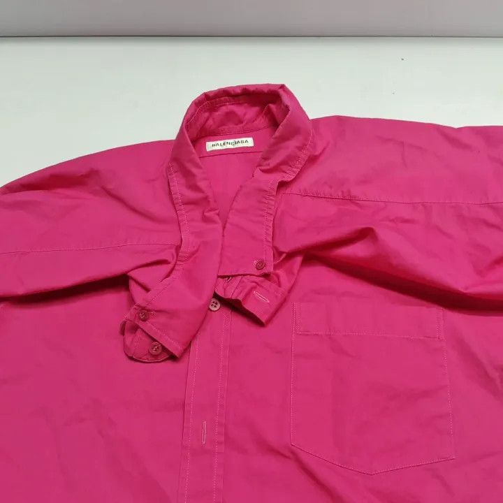 Balenciaga Balenciaga Pink Swing Shirt for Women 0079 Size S / US 4 / IT 40 - 8 Thumbnail