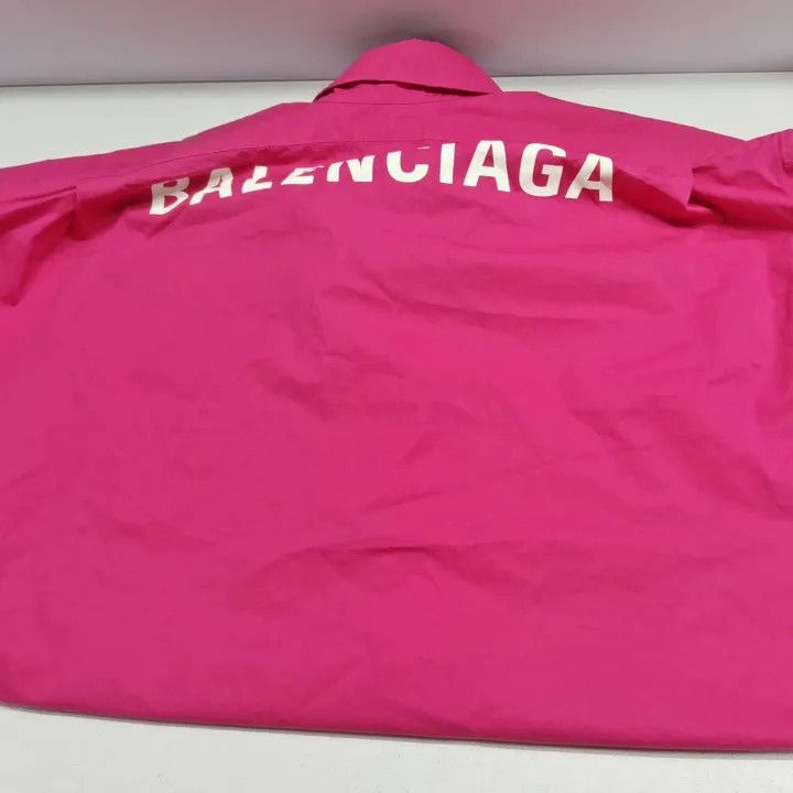 Balenciaga Balenciaga Pink Swing Shirt for Women 0079 Size S / US 4 / IT 40 - 20 Thumbnail